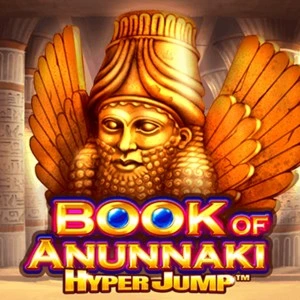 Book of Anunnaki Hyper Jump – machine à sous dorée avec dieu ailé